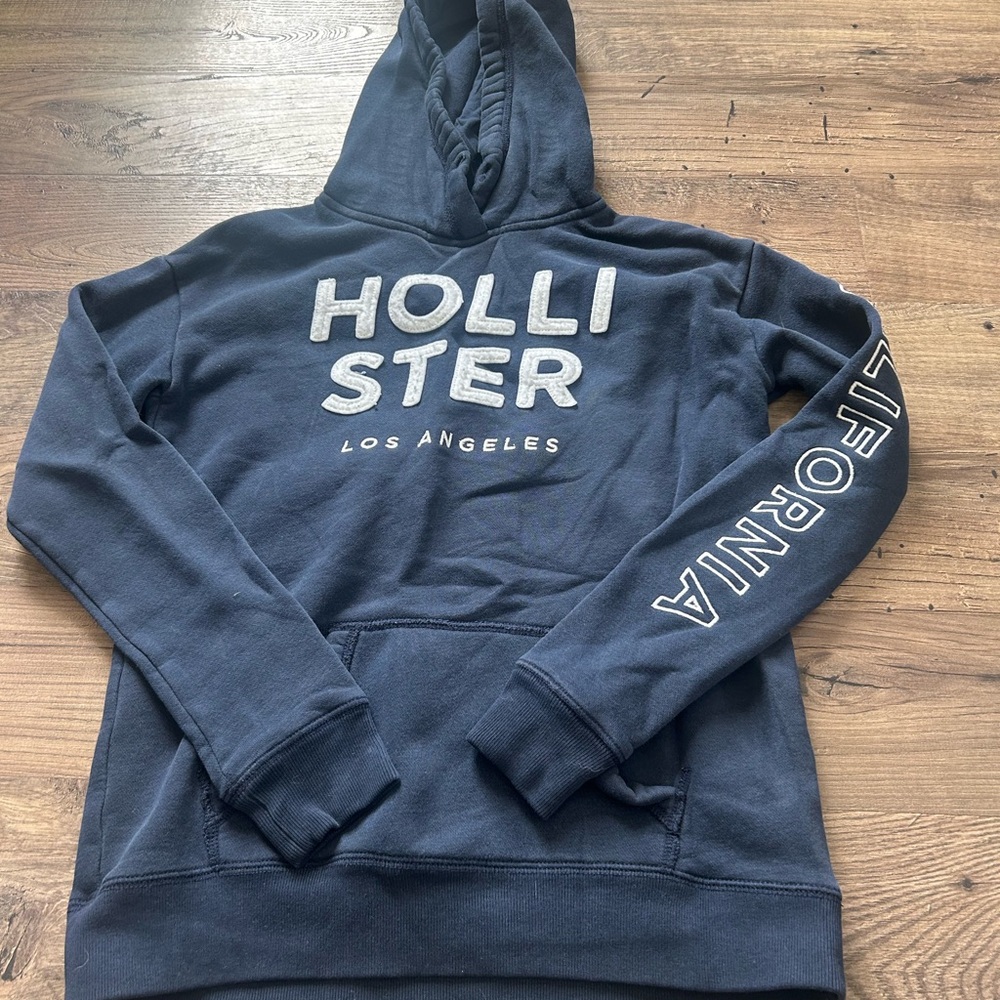 Hollister Navy Blue Hoodie size XXS